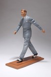 Art Deco Shoe Advertising Character - Stylish Metal Figure